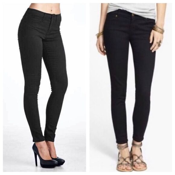 Free People Black Skinny Jeans 27 Minimalist Classic Skinnies - Picture 1 of 9